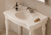 BOHEME Console Washbasin 112 cm in a bathroom setting – Alice Ceramica