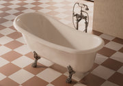 BOHEME Freestanding Bathtub with Feet in a bathroom setting – Alice Ceramica