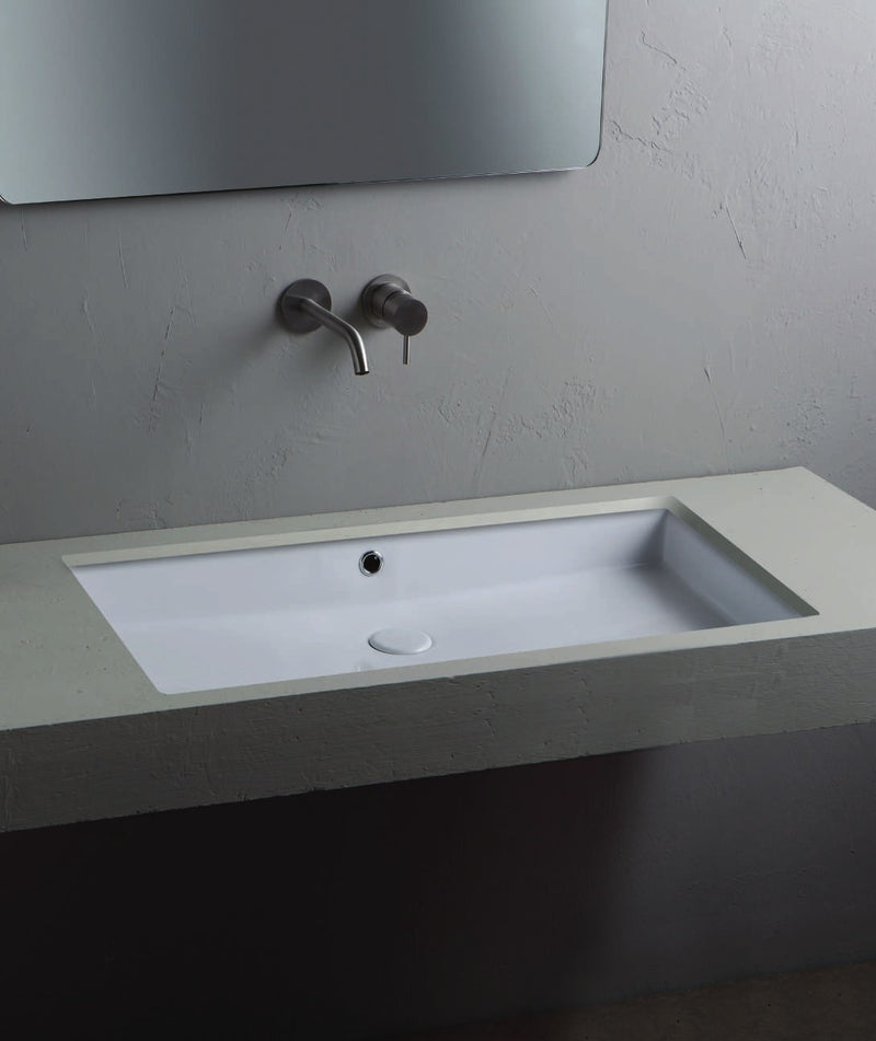 CUBIC Undermount washbasin – Alice Ceramica, view 2
