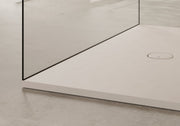 FORM ceramic shower tray in a bathroom setting – Alice Ceramica