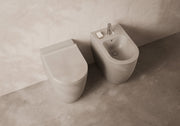FORM Back-to-Wall WC and bidet, Comfort H50 in a bathroom setting – Alice Ceramica