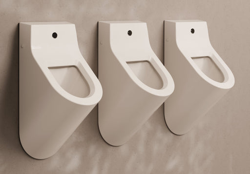 FORM Wall-Hung Ceramic Urinal in a bathroom setting – Alice Ceramica