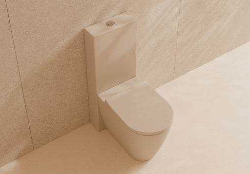HIDE Close-Coupled Ceramic Cistern in a bathroom setting – Alice Ceramica