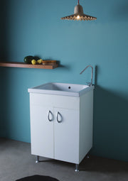 LAUNDRY BRACCIANO wash tub 60 x 50 with washboard – Alice Ceramica