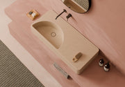 LUNARIS Wall-Hung Washbasin 101x45 cm in a bathroom setting – Alice Ceramica