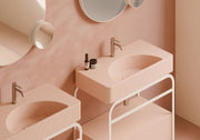 LUNARIS Ceramic Vanity Top 81 cm in a bathroom setting – Alice Ceramica