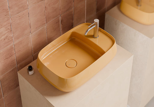 NUR Countertop Washbasin 60x40 cm in a bathroom setting – Alice Ceramica