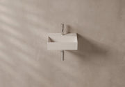 SPY Wall-Hung or Countertop Basin 40x30 in a bathroom setting – Alice Ceramica