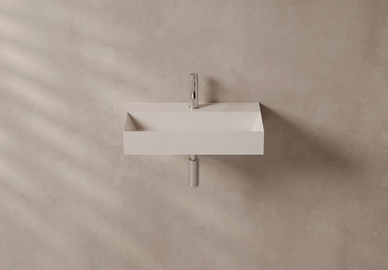 SPY Wall-Hung or Countertop Basin 60x30 in a bathroom setting – Alice Ceramica