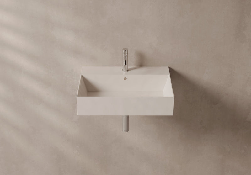 SPY Wall-Hung or Countertop Basin 61x46 in a bathroom setting – Alice Ceramica