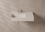 SPY PLAN Vanity-Top Washbasin 81x46 in a bathroom setting – Alice Ceramica