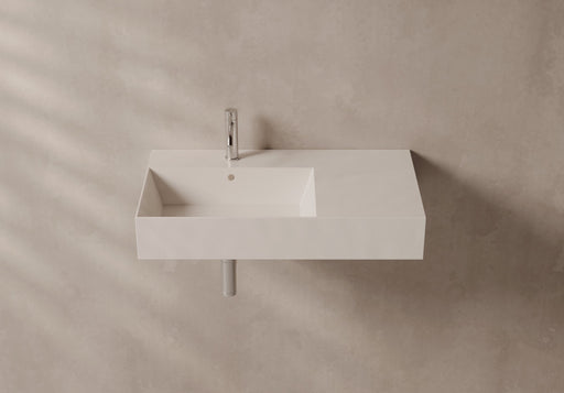 SPY PLAN Vanity-Top Washbasin 81x46 in a bathroom setting – Alice Ceramica
