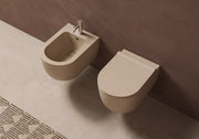 UNICA 50 Wall-Hung WC and bidet in a bathroom setting – Alice Ceramica