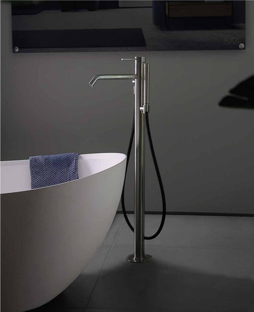 MATH Freestanding Bath Mixer with Hand Shower – Alice Ceramica
