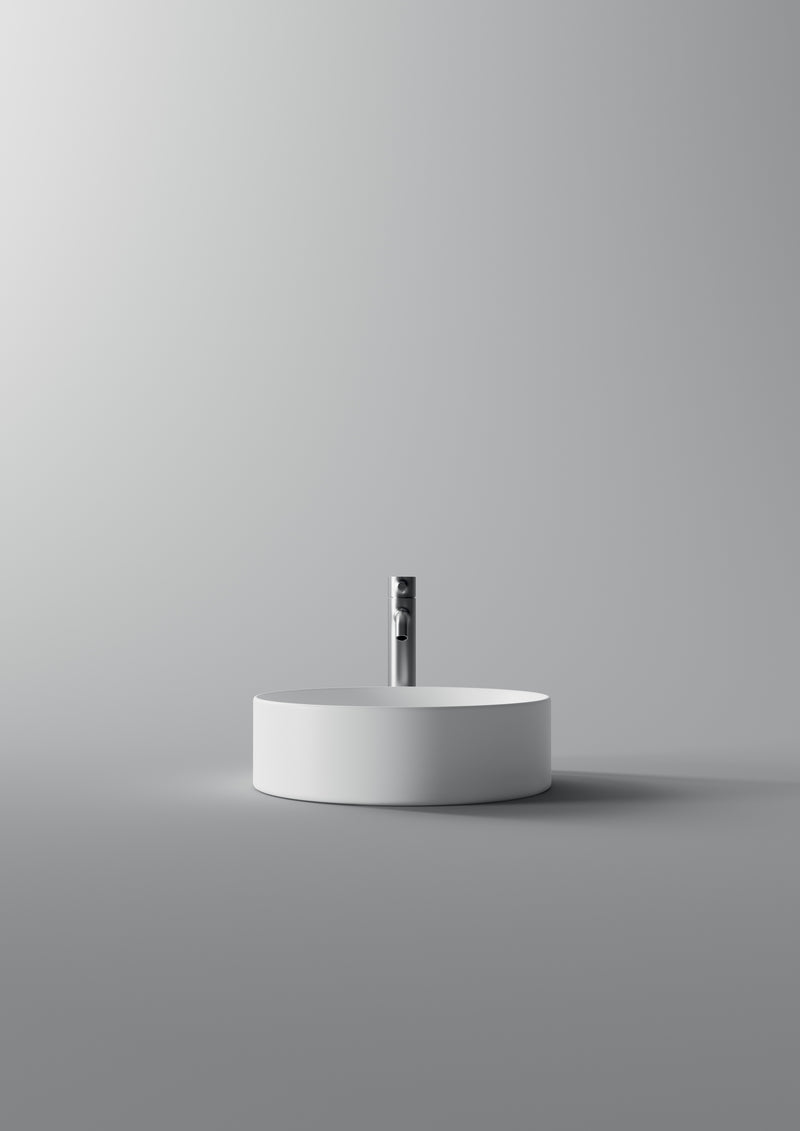 SPY Round Wall-Hung/Countertop Basin Ø40 by Alice Ceramica