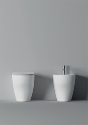 Bidet Back to Wall / Appoggio Unica - Alice Ceramica - Italian Bathrooms online store - 100% made in Italy