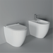Bidet Form Terug naar muur / Appoggio-plein - Alice Ceramica - Italian Bathrooms online winkel - 100% gemaakt in Italië