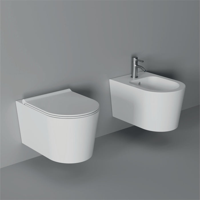 Bidet Form Hung / Sospeso Square - Alice Ceramica - Italian Bathrooms Online-Shop - 100% hergestellt in Italien