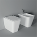 Bidet Hide Back to Wall / Appoggio Vierkant 55cm x 35cm - Alice Ceramica - Italian Bathrooms online winkel - 100% gemaakt in Italië