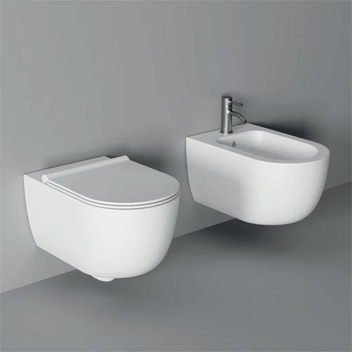 Bidet Hung / Sospeso Unica 55 - Alice Keramiek - Italian Bathrooms online winkel - 100% gemaakt in Italië