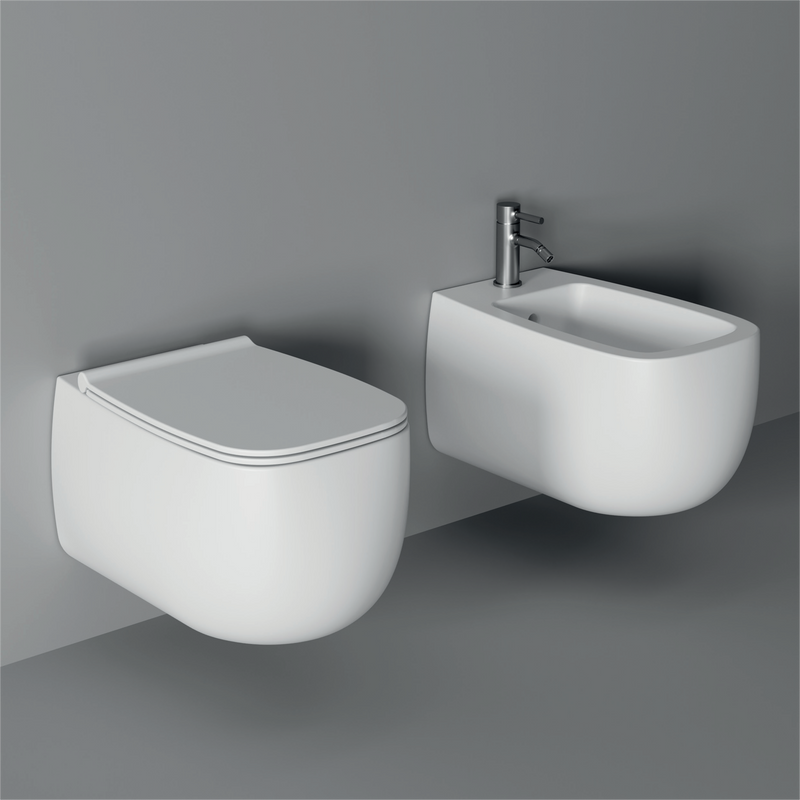 NUR Wall-Hung Bidet in White Shiny – Alice Ceramica