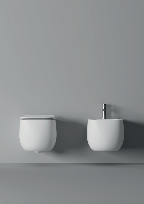 Bidet NUR Hung / Sospeso - Alice Ceramica - Italian Bathrooms online store - 100% made in Italy