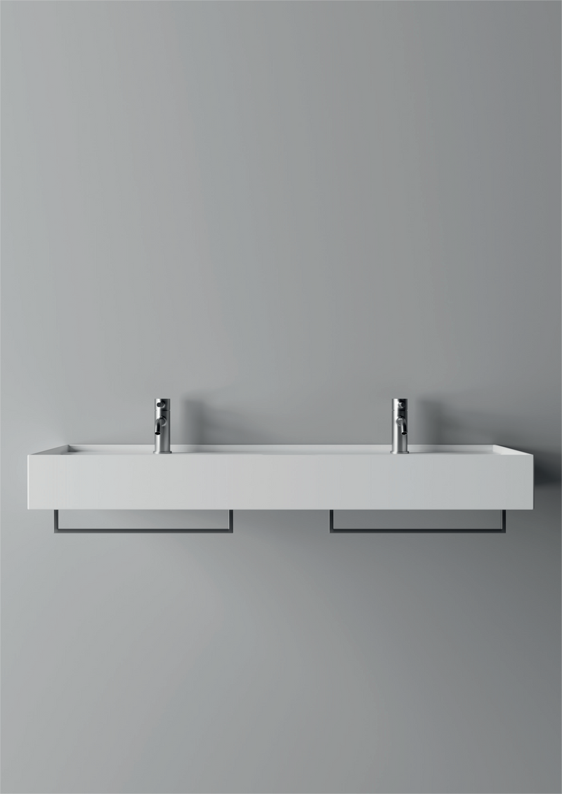 HIDE Wall-Hung/Countertop Basin 120x45 by Alice Ceramica