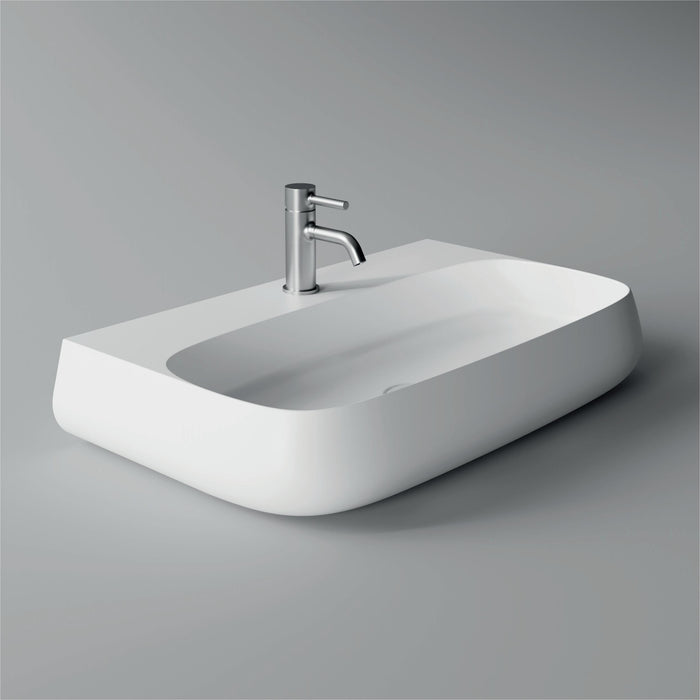 NUR Washbasin / Lavabo 75cm x 45cm - Alice Ceramica - Italian Bathrooms online store - 100% made in Italy