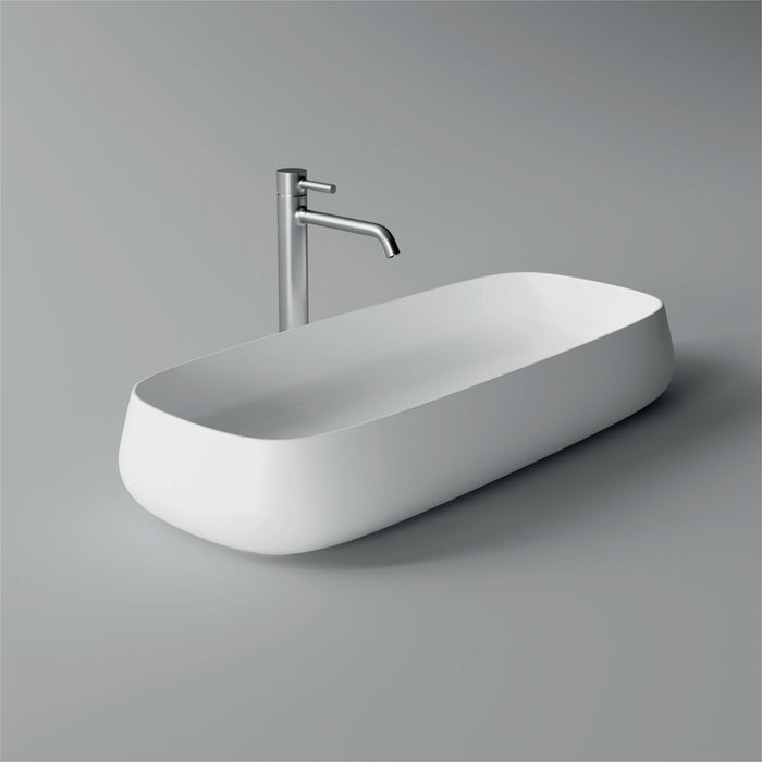 NUR Washbasin / Lavabo 80cm x 35cm - Alice Ceramica - Italian Bathrooms online store - 100% made in Italy