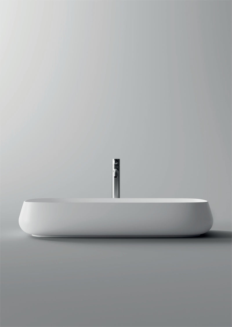 NUR Washbasin / Lavabo 80cm x 35cm - Alice Ceramica - Italian Bathrooms online store - 100% made in Italy