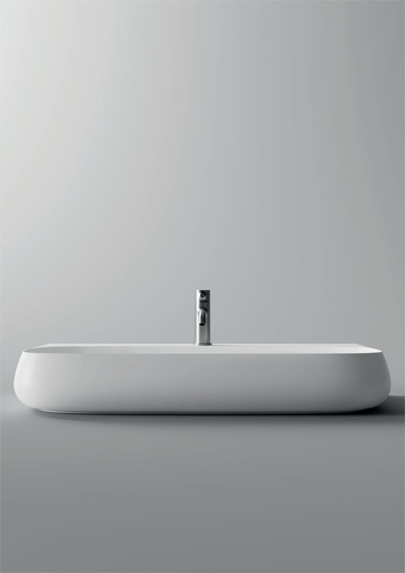 NUR Washbasin / Lavabo 90cm x 45cm - Alice Ceramica - Italian Bathrooms online store - 100% made in Italy