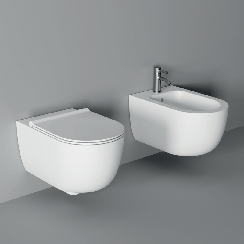 Unica 55 WC Hung / Sospeso - Alice Ceramica - Italian Bathrooms online store - 100% made in Italy