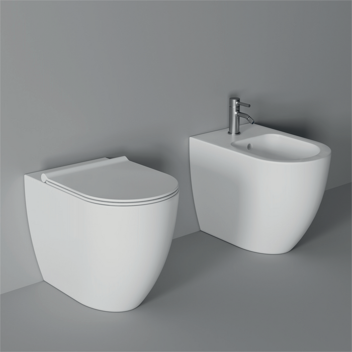 WC Form Volver a la pared / Appoggio Square - Alice Ceramica - Italian Bathrooms tienda online - 100% made in Italy