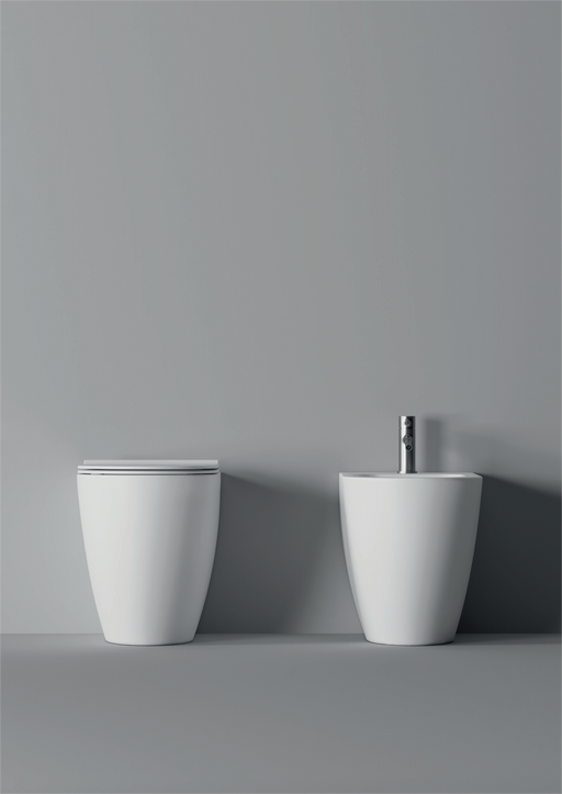 WC Form Terug naar muur / Appoggio-plein - Alice Ceramica - Italian Bathrooms online winkel - 100% gemaakt in Italië