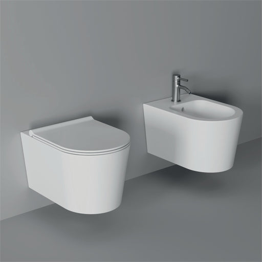 WC Form Hung / Sospeso Square - Alice Ceramica - Italian Bathrooms online store - 100% made in Italy