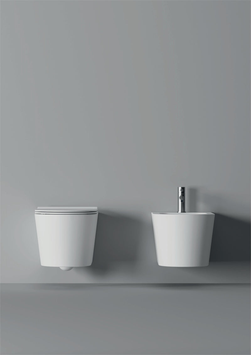 WC Form Hung / Sospeso Square - Alice Ceramica - Italian Bathrooms online store - 100% made in Italy