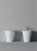 WC Hide Back to Wall / Appoggio Rotondo 57cm x 37cm - Alice Ceramica - Italian Bathrooms negozio online - 100% made in Italy