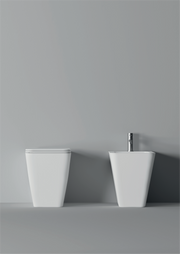 HIDE Square Back-to-Wall WC Toilet 55x35 by Alice Ceramica
