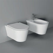 WC Hide Hung / Sospeso Round 57cm x 37cm - Alice Ceramica - Italian Bathrooms online store - 100% made in Italy