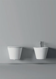 WC Hide Hung / Sospeso Round 57cm x 37cm - Alice Ceramica - Italian Bathrooms online store - 100% made in Italy
