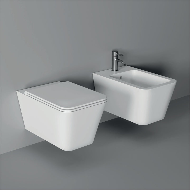 WC Hide Hung / Sospeso Square 55cm x 35cm - Alice Ceramica - Italian Bathrooms online store - 100% made in Italy