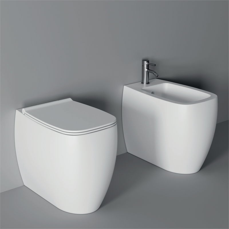 NUR Back-to-Wall WC Toilet in White Shiny – Alice Ceramica