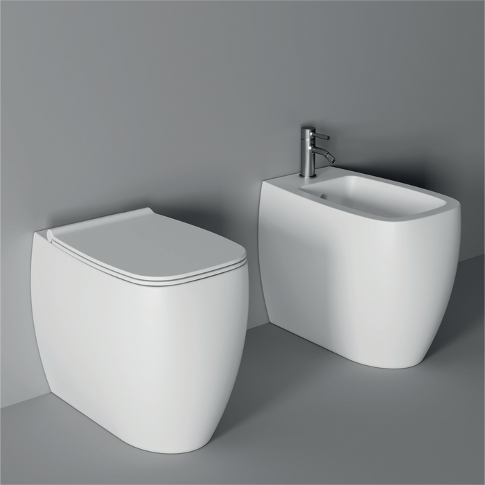 WC NUR Back to Wall / Appoggio - Alice Ceramica - Italian Bathrooms online store - 100% made in Italy